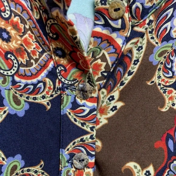 Johnny Was Multi-print Indie Flower tunic Size L - Picture 9 of 9